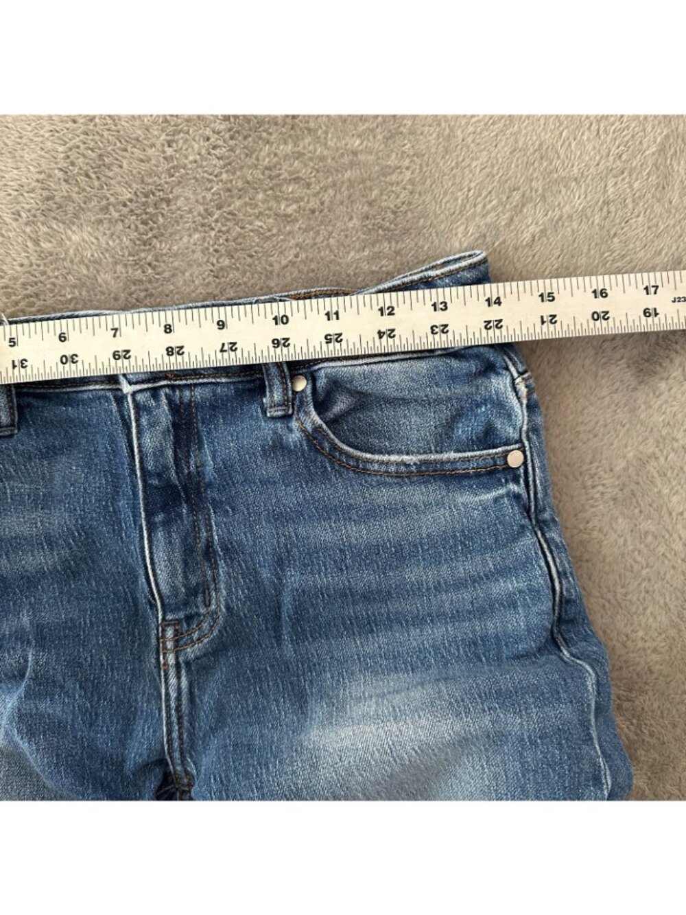 Quince Bella High Rise Stretch Relaxed Straight Leg Jeans Women's size 28 - Picture 5 of 8